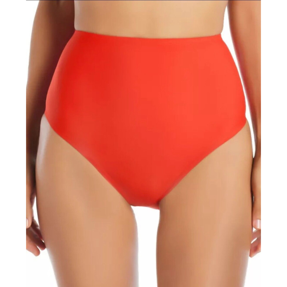 Beyond Control High-Waist Tummy Control Orange Slimming Swim Bottom Size 10 NWT